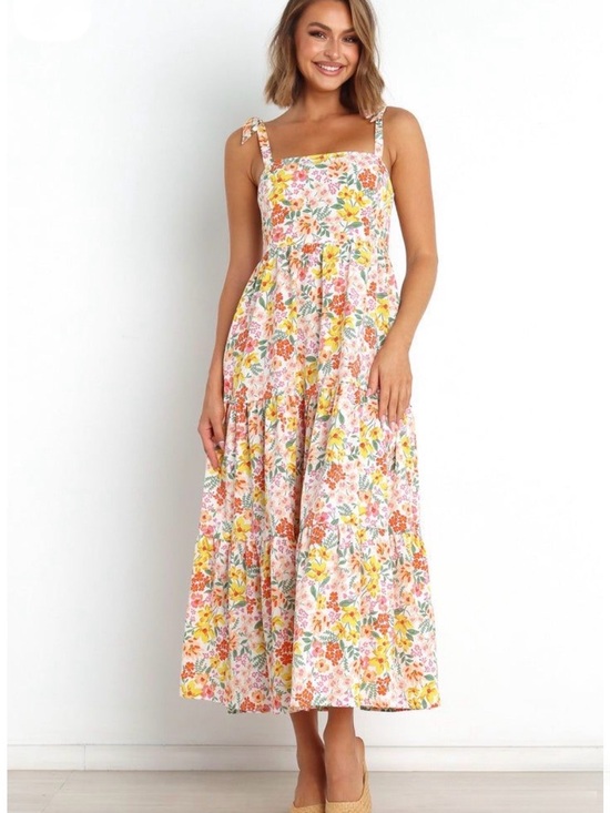 Petal & Pup Dresses & Skirts - Petal + Pup Rosalee Floral Maxi Dress 4 Cottagecore Boho Prairie Summer Vacation